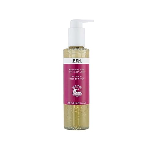 REN Body Wash - Hydrating & Soothing, Cruelty-Free, Vegan - Moroccan Rose Otto, 200 ML