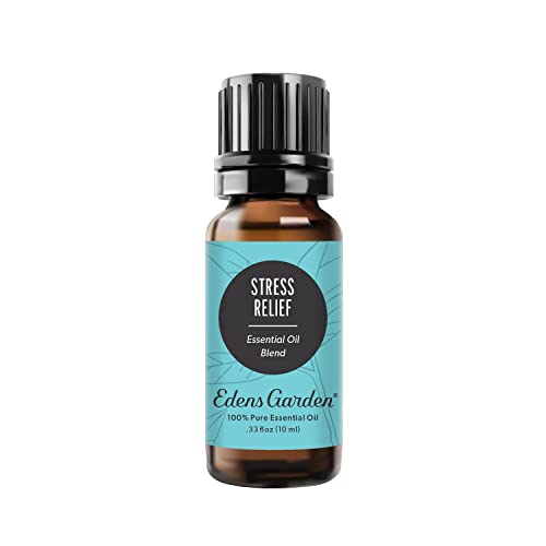 Edens Garden Stress Relief Essential Oil Blend - Calming Aroma, 100% Pure Ingredients - 10 ml