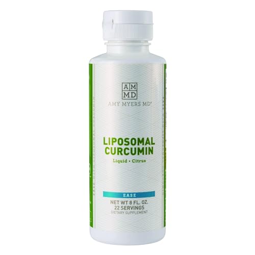 Amy Myers MD Liposomal Curcumin - Supports Gut Health & Immune Function, Non-GMO - 8 Fl Oz