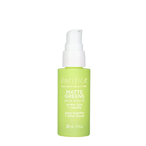 Pacifica Beauty Matte Greens Makeup Primer - Blur Redness, Nourishing Ingredients, 1 fl oz