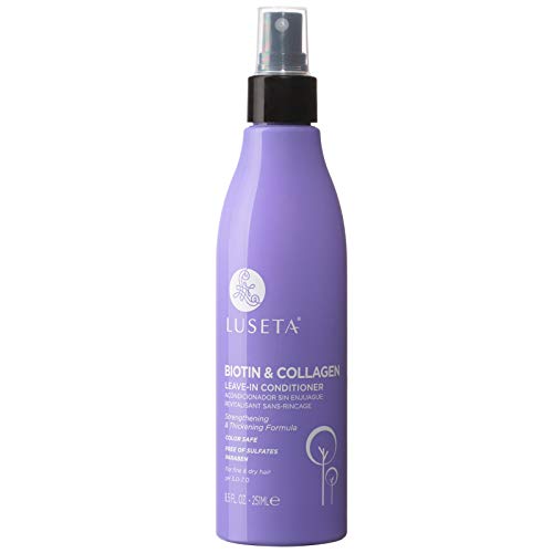 Luseta Biotin Leave-In Conditioner - Strengthens & Hydrates Dry Hair, Volume & Detangling - 8.5oz