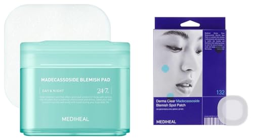 Mediheal Face Toner Pads - Reduce Blemishes & Dark Spots, Vegan Fiber, 132 Count