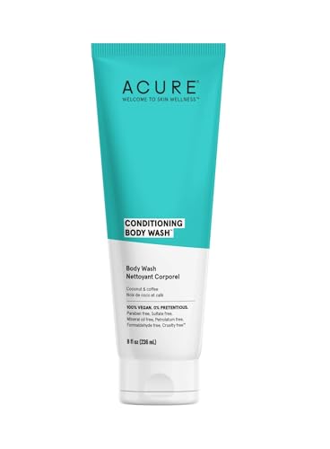 Acure Body Wash - Nourishing with Argan & Coffee Seed Oils, Hydrating Coconut Water - 8 oz