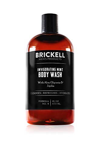 Brickell Men's Body Wash - Deep Cleansing with Aloe & Jojoba, Natural Ingredients - 16oz