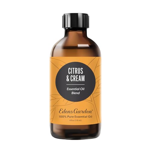 Edens Garden Citrus Cream Essential Oil Blend - Mood Enhancer, Pure Vanilla & Citrus - 118ml