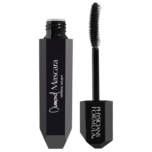 Physicians Formula Mini Diamond Mascara - Lengthens, Nourishes, Sensitive Eyes - 0.07 FL OZ