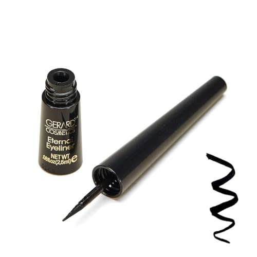 Gerard Cosmetics Eternal Eyeliner - Waterproof, Long Wear, Intense Black, Precision Tip - 0.2oz