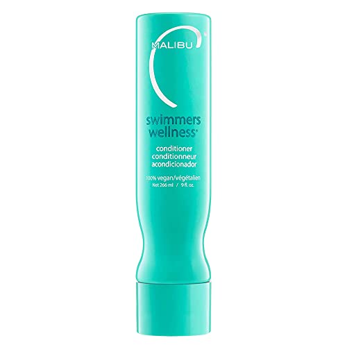 Malibu C Swimmers Wellness Conditioner - Revives Dry Hair, Moisture-Rich & Color Safe - 9oz