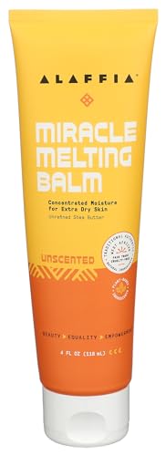 ALAFFIA Body Balm - Nourishing Moisturizer, Certified Organic, Cruelty-Free - 4oz