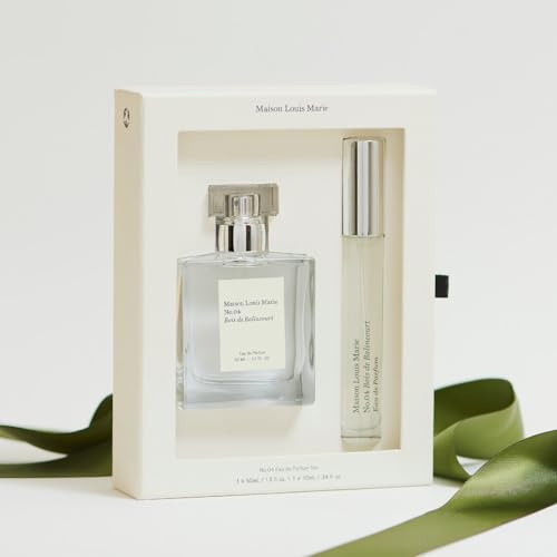 Maison Louis Marie Bois de Balincourt Perfume Set - Non-Toxic, Vegan Fragrance - 50mL + 10mL