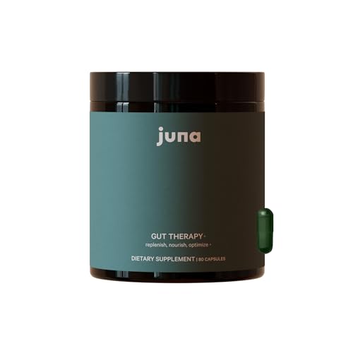 Juna Gut Therapy Probiotic - Advanced Digestive & Mood Support, Cognitive Clarity - 80 Caps