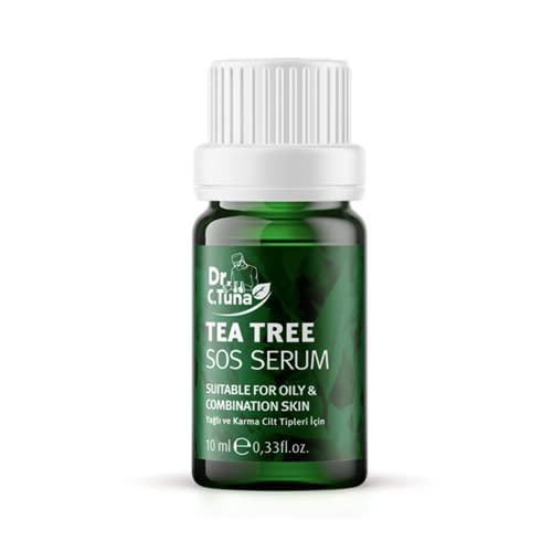 FARMASI Dr. C. Tuna Tea Tree Face Serum - Targets Acne, Hydrates, Natural Ingredients - 0.33 fl. oz