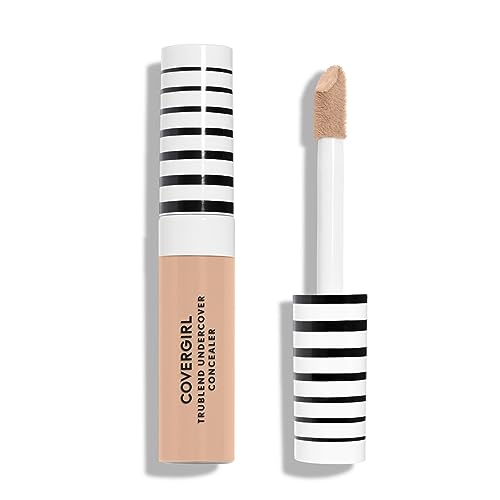 COVERGIRL TruBlend Undercover Concealer - Full Coverage, 100% Vegan, Classic Ivory - 0.33 Fl Oz