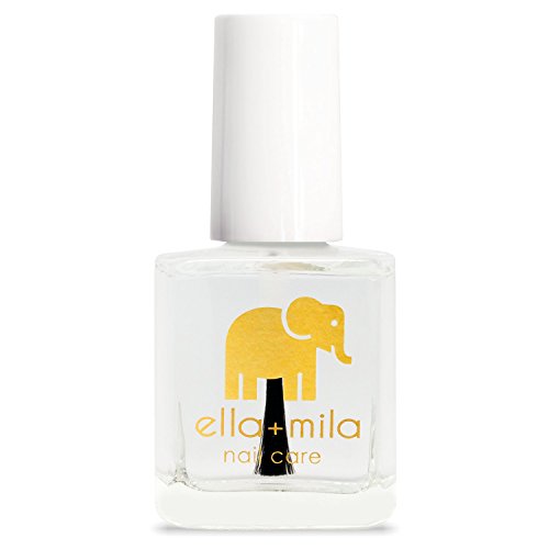 ella+mila What The Gel? Nail Top Coat - Quick Dry, Glossy Finish, 17-Free Formula - 0.45 fl. oz.