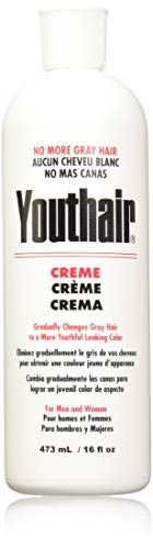 Clubman Youthair Crème Hair Dye - Instantly Covers Gray, Quick-Drying Formula - 16 fl oz