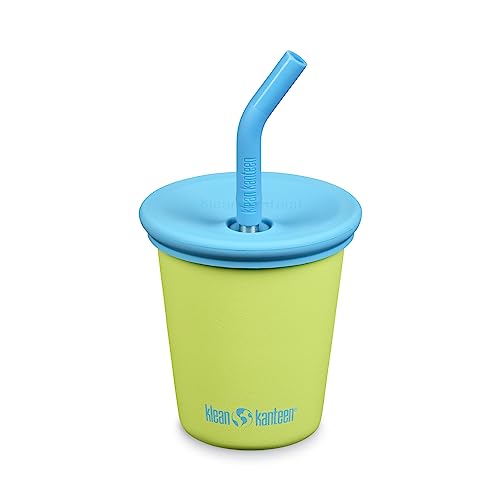 KLEAN KANTEEN Juicy Pear Kid Cup - Hydration with Recycled Steel, BPA-Free, Dishwasher Safe - 1 EA