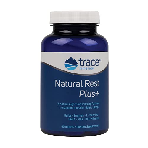 Trace Minerals Sleep Supplement - Herbal Relaxation Formula, Non-Groggy Sleep Support - 60 Tablets