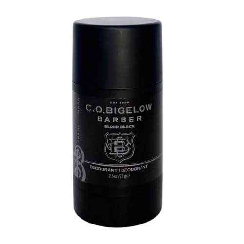 C.O. Bigelow Elixir Black Deodorant - Aluminum Free, Natural Ingredients, 2.5oz Gel Stick