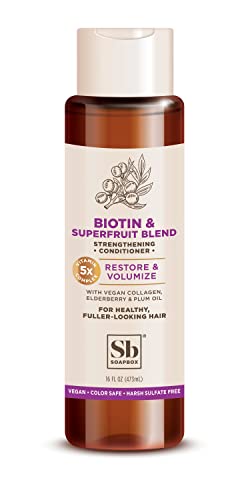 SoapBox Soap Conditioner - Volumizing with Biotin, Vegan & Color Safe - 16oz