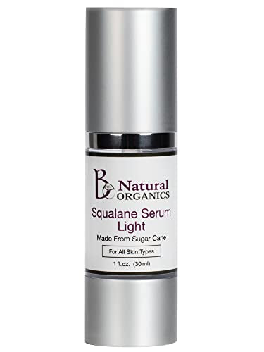 Be Natural Organics Squalane Serum - Deep Nourishment, Non-Comedogenic, 1 Oz (30 ml)