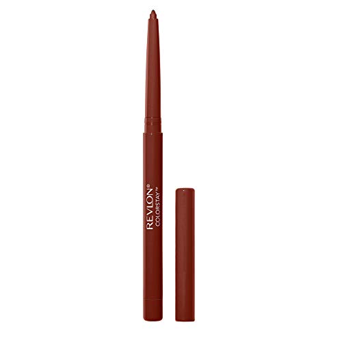 REVLON Lip Liner - Longwear Rich Color, Smooth Application, Built-in Sharpener - 640 Raisin, 0.01 oz