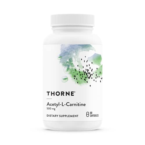 THORNE Acetyl-L-Carnitine - Supports Brain Function & Nerve Health - Gluten-Free, 60 Capsules