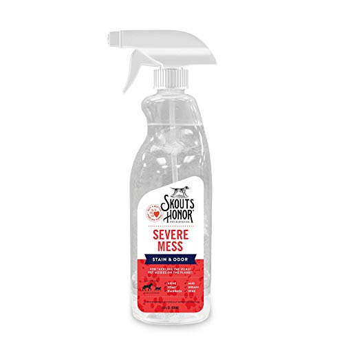 SKOUT'S HONOR Pet Odor & Stain Remover - Non-Toxic Formula, Tackles Tough Pet Messes - 28oz