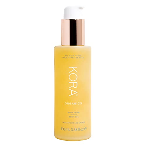 KORA Organics Body Oil - Nourishes & Smooths Skin, Certified Organic & Cruelty Free - 3.38oz