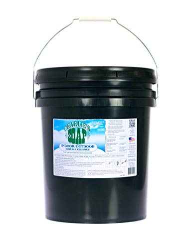 Charlie's Soap Multi-Surface Cleaner - Non-Toxic, Biodegradable Formula - 5 Gallon Bucket