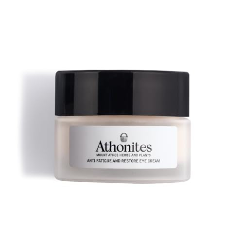 Athonites Eye Cream - Reduces Puffiness & Dark Circles, 96.7% Natural Ingredients - 15ml