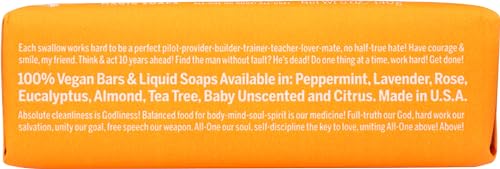 Dr. Bronner's Body Soap - Luxurious Citrus Lather, Organic Oils, 100% Biodegradable - 5oz