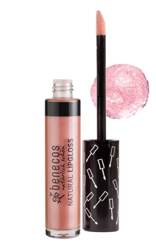 BENECOS Lip Gloss - Nourishing Organic Formula, Sheer Pink Tint, Cruelty-Free - 5ml