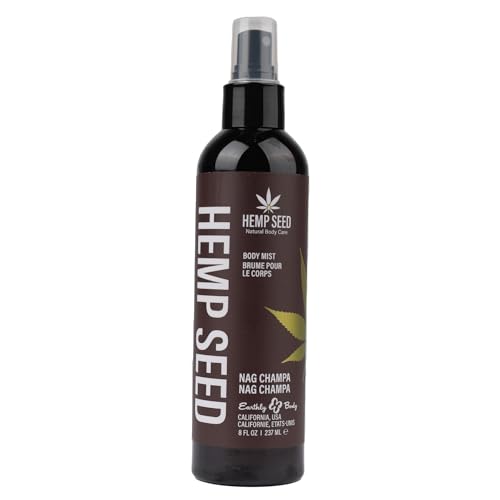 Earthly Body Hemp Seed Body Mist - Moisturizes & Invigorates Skin, Vegan - 8 fl oz