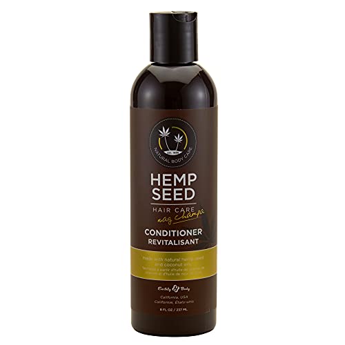 Hemp Seed Hair Care Conditioner - Deeply Moisturizes, Vegan & Cruelty-Free - Nag Champa, 8 oz