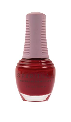 SpaRitual Brick Red Nail Polish - Nourishes, 13-Free, Vegan Formula - 0.5 fl oz