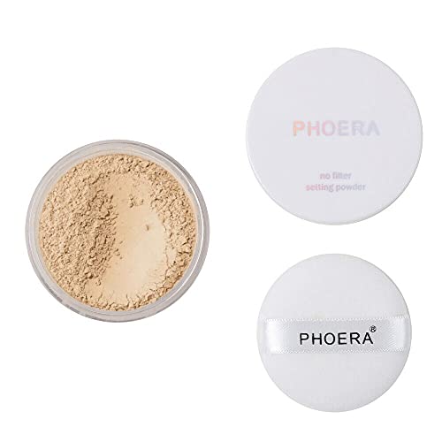 PHOERA Matte Face Powder - Long Lasting, Lightweight, Photo Tested - 02 Cool Beige