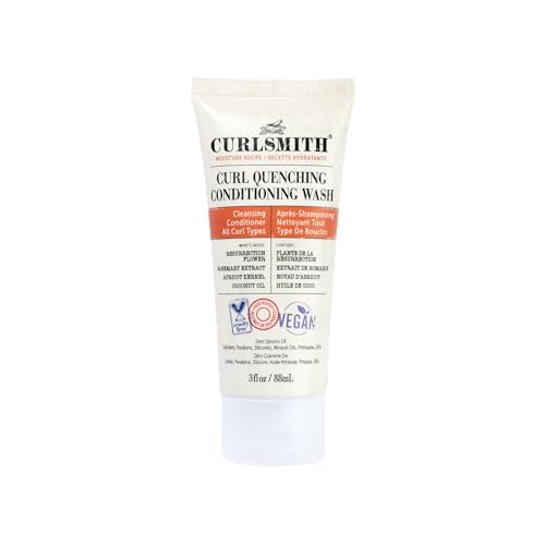 CURLSMITH 2-in-1 Conditioning Wash - Nourishing Cleanser for Wavy, Curly & Coily Hair - 3oz