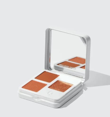 Glossier Eyeshadow Trio - Light Coverage, Paraben-Free, Matte Finish, Refillable - Mesa