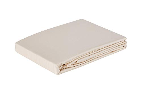 Sleep & Beyond Organic Sateen Duvet Cover - Luxurious Comfort, Breathable & Durable - Ivory 92x92