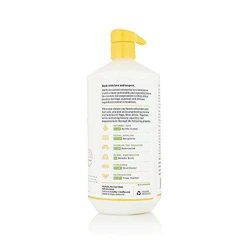 Alaffia Coconut Lime Conditioner - Moisturizing Ginger & Fair-Trade Coconut Oil - 32 Fl Oz