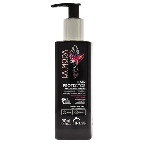 Truss La Moda Hair Protector - UV & Thermal Damage Defense, Moisture & Shine - 8oz Gel Cream
