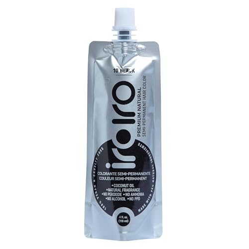 Iroiro Natural Premium Hair Dye - Vibrant Color, Nourishing Coconut Oil, 4oz