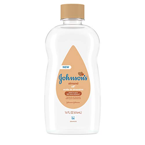 Johnson's Baby Almond Oil - Gentle Moisturization, Paraben & Phthalate-Free - 14 Fl Oz