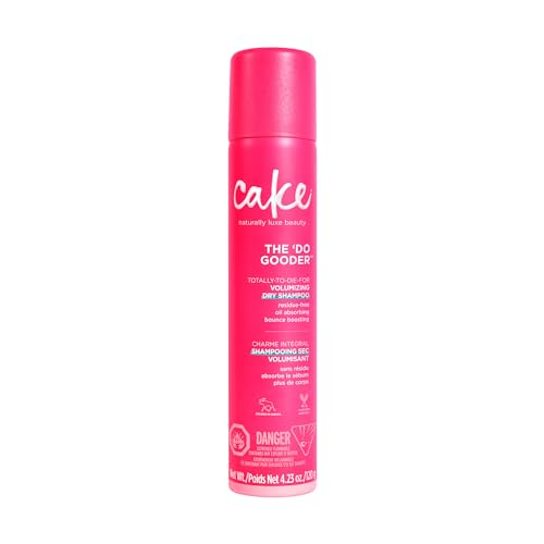 Cake Beauty Volumizing Dry Shampoo - Absorbs Oil, Adds Volume, No Residue - Lemon Cookie Scent, 120g