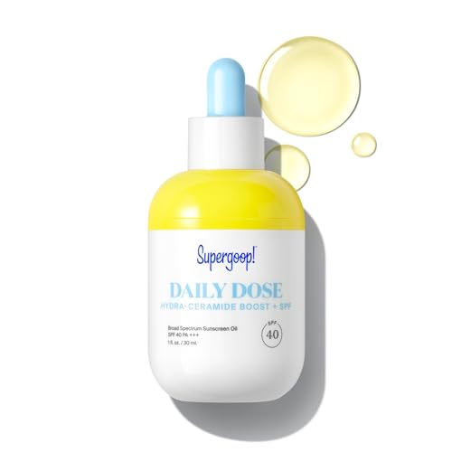 Supergoop! Sunscreen Serum - Hydrates, Protects & Fortifies Skin, Broad Spectrum SPF 40 - 1 fl oz