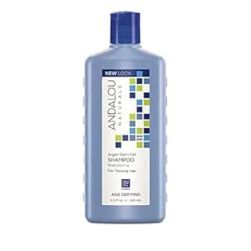 Andalou Naturals Argan Stem Cell Shampoo - Strengthens Thinning Hair, Sulfate-Free - 11.5oz