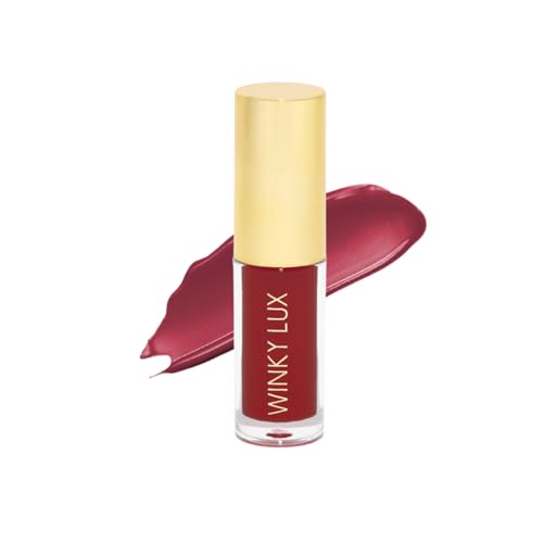 Winky Lux Lip Oil - Hydrating Red Tint with Jojoba, Avocado, Olive Oils - 0.17oz