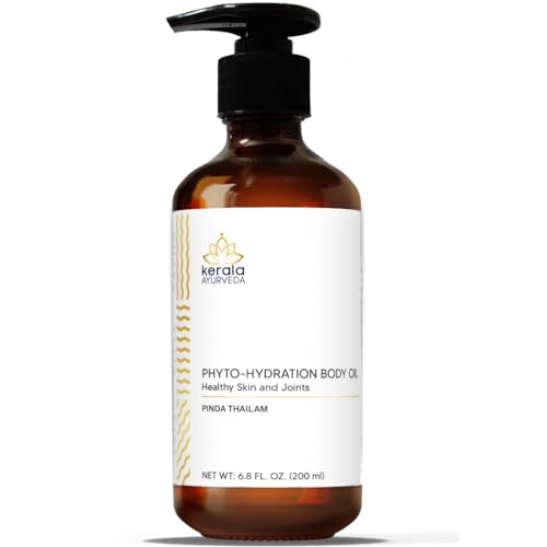 Kerala Ayurveda Phyto Hydration Body Oil - Calms Joints, Soothes Skin, 100% Herbal - 6.8 Fl Oz