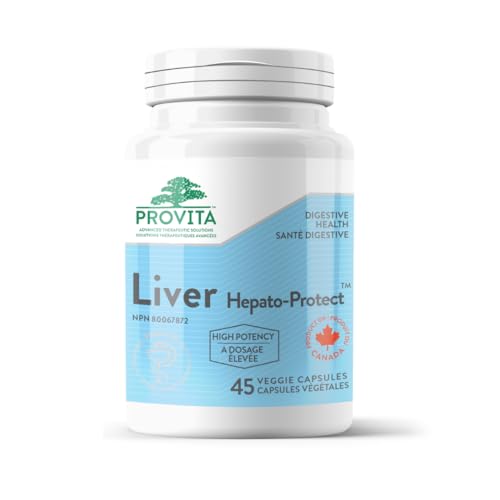 PROVITA Liver Supplement - Detox & Regenerate, Vegan & Non-GMO, 45 Capsules