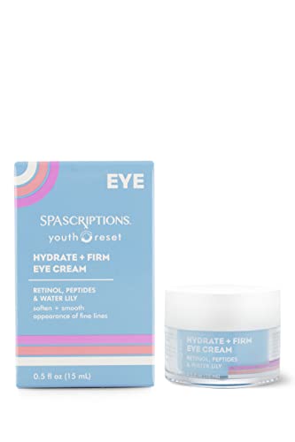 Youth Reset Eye Cream - Hydrates & Firms with Retinol, Peptides, Water Lily - 0.5 fl oz